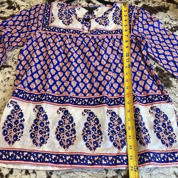 J Crew Block Print Blouse - Picture 10 of 10